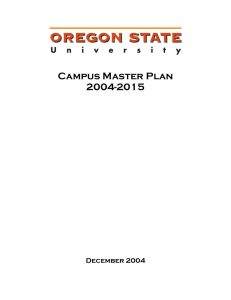 Campus Master Plan 2004-2015  December 2004