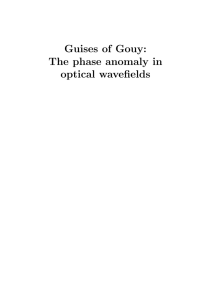 Guises of Gouy: The phase anomaly in optical wavefields
