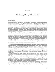 The Entropy Theory of Human Mind Chapter 1