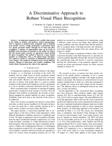 A Discriminative Approach to Robust Visual Place Recognition