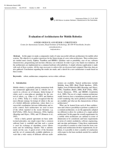 P1: Dhirendra Samal (GJE) Autonomous Robots KL1553-03 October 14, 2002