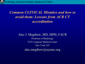 Common CLINICAL Mistakes and how to accreditation