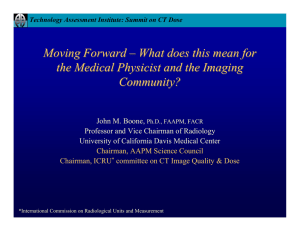 Moving Forward – What does this mean for Community? John M. Boone,