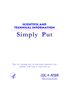 Simply  Put Scientific and Technical Information