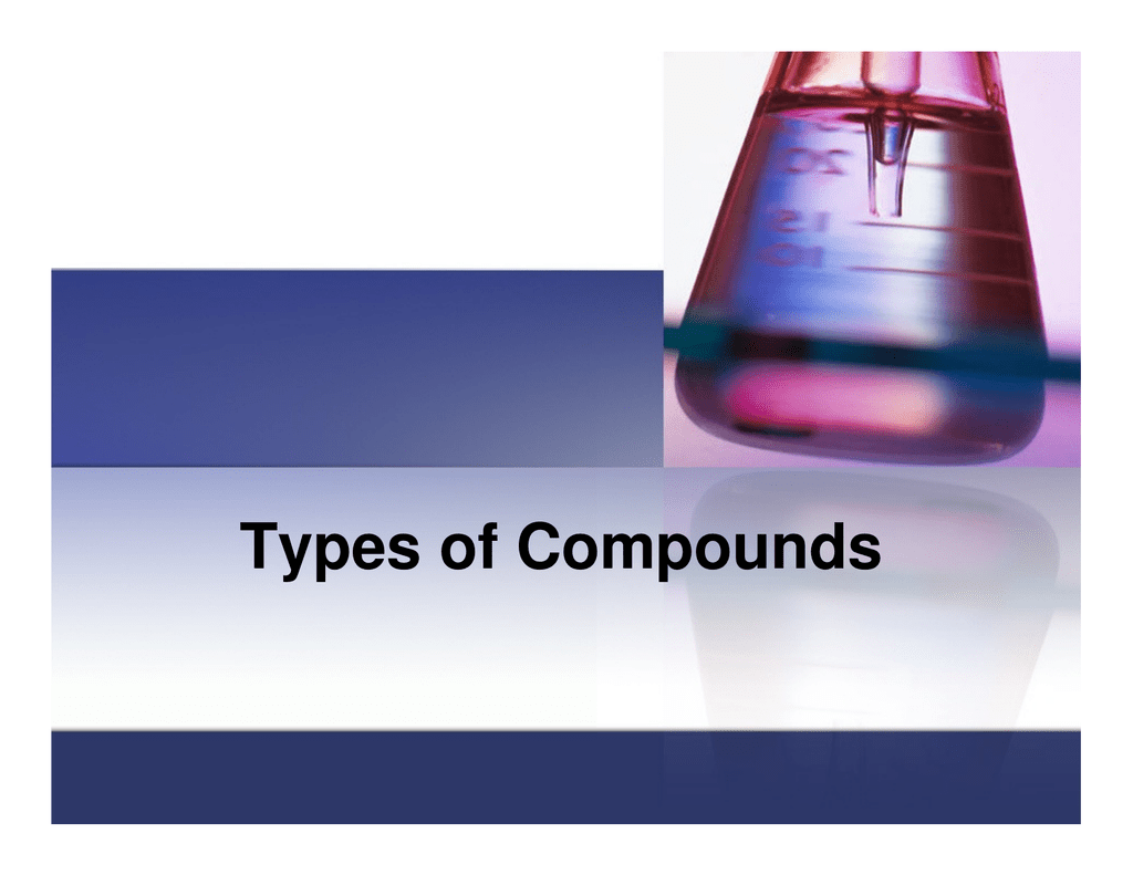 Types Of Compounds