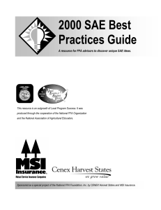 2000 SAE Best Practices Guide