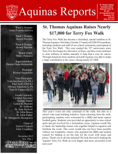 St. Thomas Aquinas Raises Nearly $17,000 for Terry Fox Walk