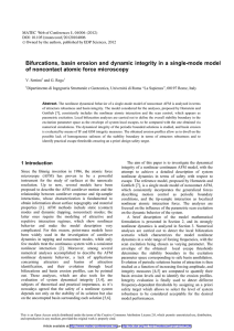 Bifurcations, basin erosion and dynamic integrity in a single-mode model