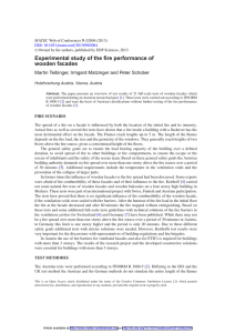 Experimental study of the fire performance of wooden facades 9