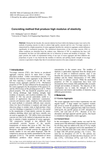 Concreting method that produce high modulus of elasticity  H.S. Abdelgader