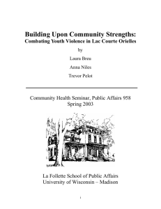 Building Upon Community Strengths: