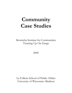 Community Case Studies