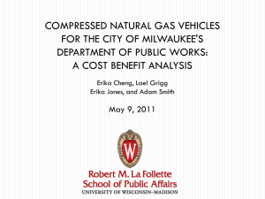COMPRESSED NATURAL GAS VEHICLES FOR THE CITY OF MILWAUKEE'S