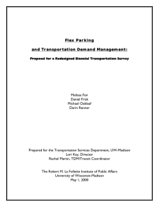 Flex Parking and Transportation Demand Management: