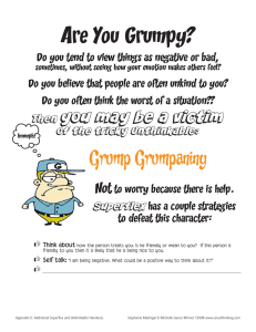 Are You Grumpy?