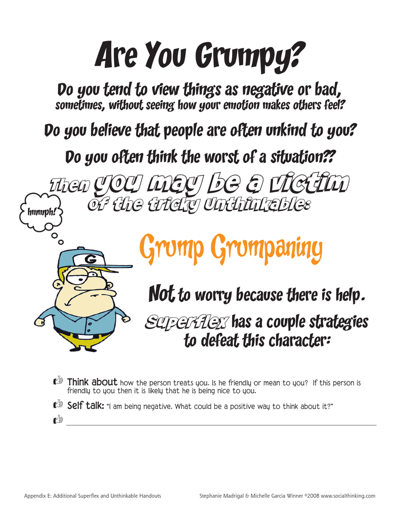 Are You Grumpy?