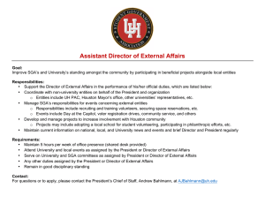 Assistant Director of External Affairs