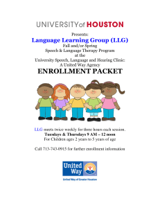 Language Learning Group (LLG)