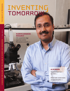 INVENTING  TOMORROW MnDRIVE ADVANCES