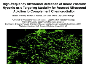 High-frequency Ultrasound Detection of Tumor Vascular