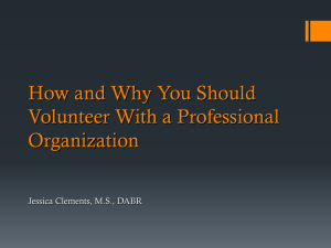 How and Why You Should Volunteer With a Professional Organization