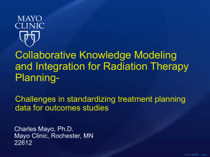 Collaborative Knowledge Modeling and Integration for Radiation Therapy Planning-