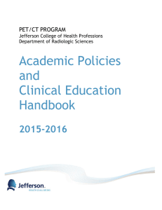 Academic Policies and Clinical Education Handbook