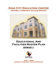 King City Education Center Educational And Facilities Master Plan 2008-2011