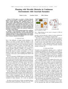 Planning with Movable Obstacles in Continuous Environments with Uncertain Dynamics Martin Levihn