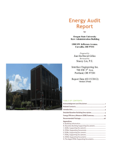 Energy Audit Report