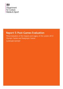 Report 5: Post-Games Evaluation