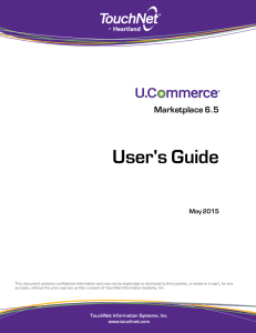 User's Guide Marketplace 6.5  May 2015