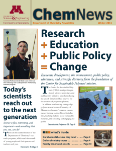 Chem Research Education Public Policy