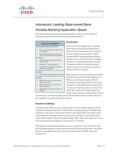 Indonesia's Leading State-owned Bank Doubles Banking Application Speed