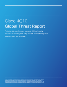 Cisco 4Q10 Global Threat Report