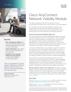 Cisco AnyConnect Network Visibility Module At-a-Glance