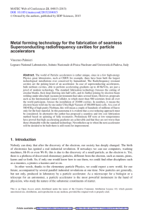 Metal forming technology for the fabrication of seamless
