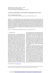 INTRODUCTION 1 valve, and through the internal oil output load pressure