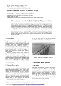 Operational modal analysis of road-rail bridge