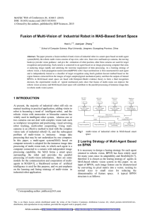Fusion of Multi-Vision of  Industrial Robot in MAS-Based Smart...