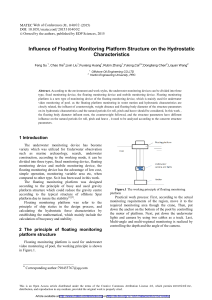 Influence of Floating Monitoring Platform Structure on the Hydrostatic Characteristics
