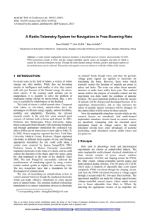 A Radio-Telemetry System for Navigation in Free-Roaming Rats