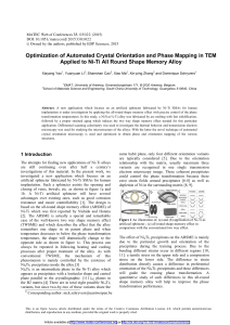 Optimization of Automated Crystal Orientation and Phase Mapping in TEM