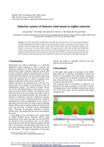 Detection system of fasteners state based on zigBee networks