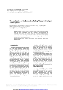 The Application of the Exhaustive Polling Theory in Intelligent Traffic System