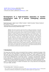 Development of a high-resolution apparatus to monitor