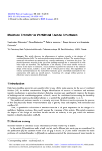 Moisture Transfer in Ventilated Facade Structures  ( 201 )