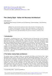 The Liberty Style - Italian Art Nouveau Architecture  0 0 (