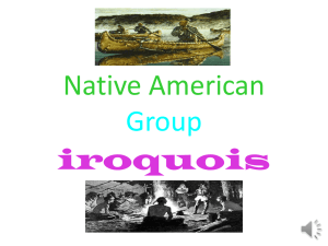 Native American Group iroquois
