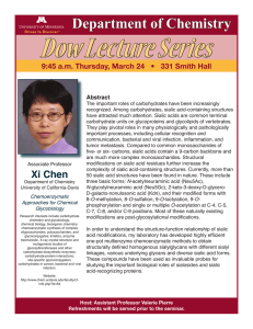 Dow Lecture Series Department of Chemistry